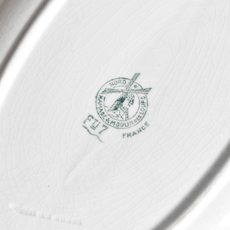 ヴィンテージオーヴァル大皿 ムランデルー Petites Fleurs プチットフルール