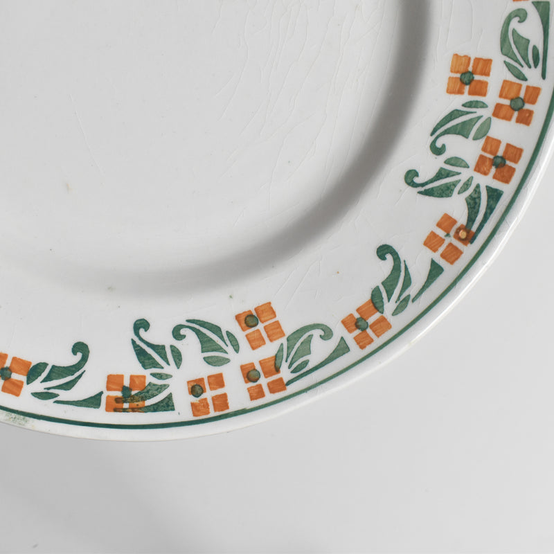 Vintage Plate - Moulin des Loups "Petites Fleurs" C