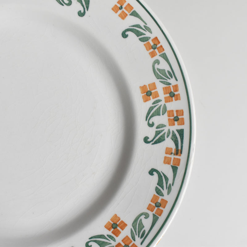 Vintage Plate - Moulin des Loups "Petites Fleurs" C