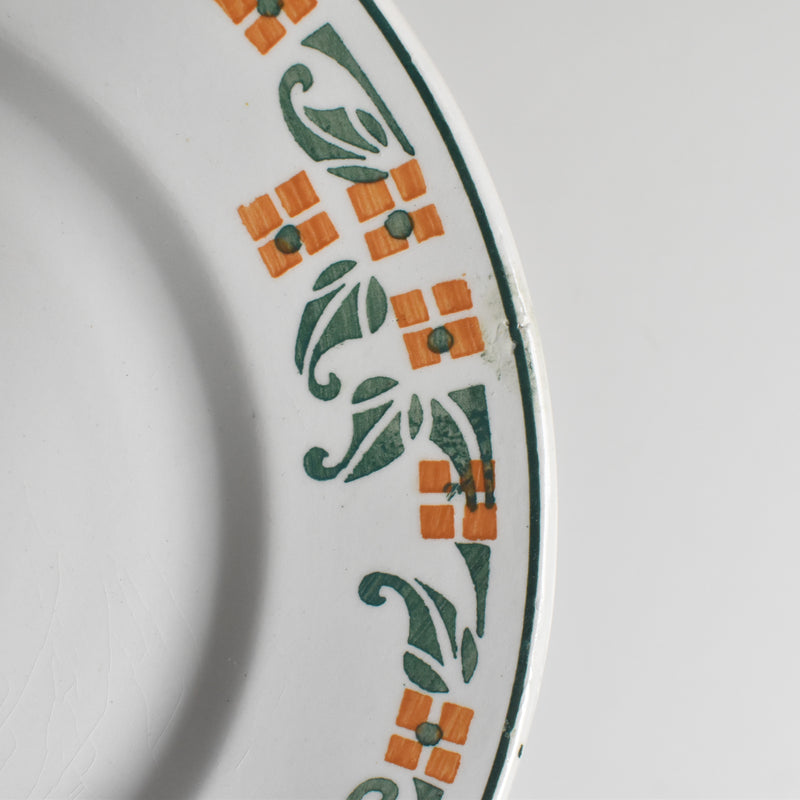 Vintage Plate - Moulin des Loups "Petites Fleurs" C