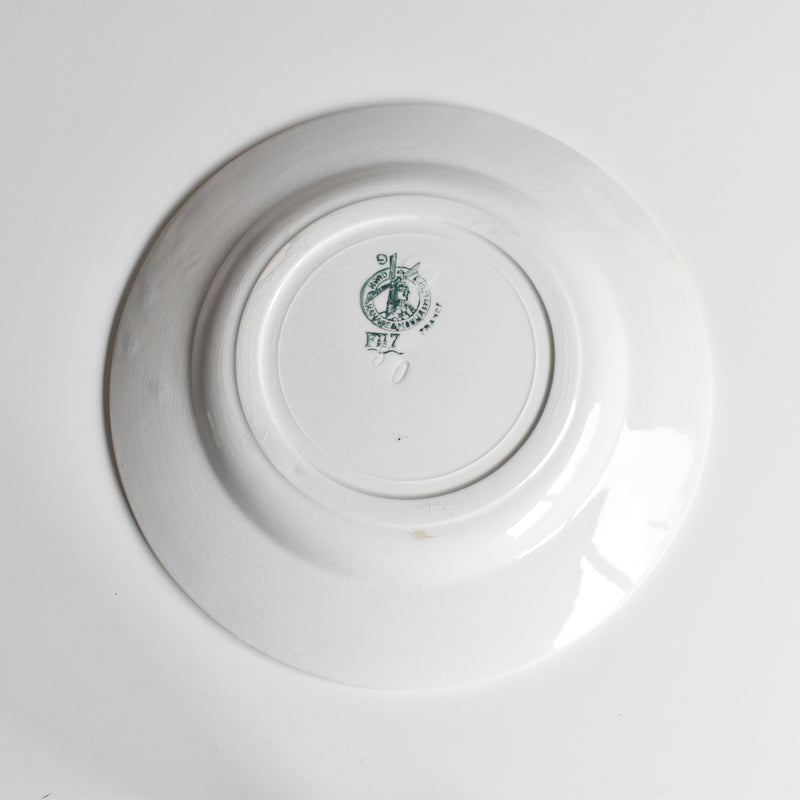 Vintage Plate - Moulin des Loups "Petites Fleurs" (Little Flowers) E