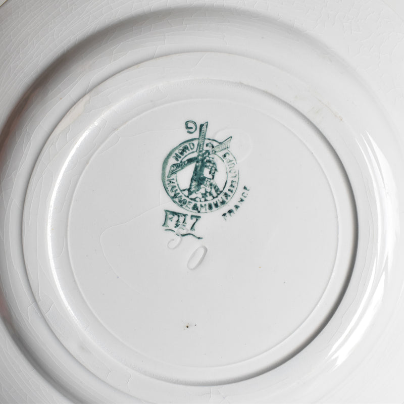 Vintage Plate - Moulin des Loups "Petites Fleurs" (Little Flowers) E