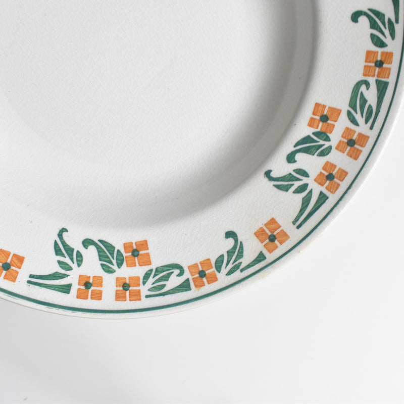 Vintage Deep Plate, M. Linderud, Petites Fleurs (Small Flowers) A