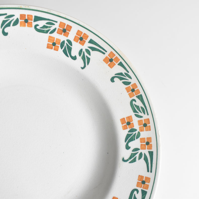 Vintage Deep Plate, M. Linderud, Petites Fleurs (Small Flowers) A