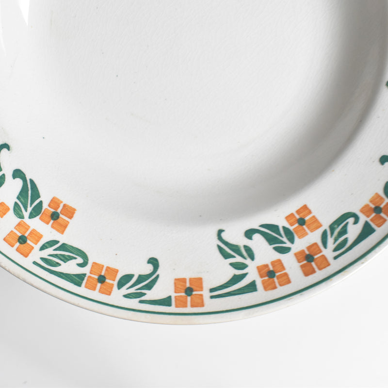 Vintage Deep Plate, M. Linderud, Petites Fleurs (Small Flowers) A