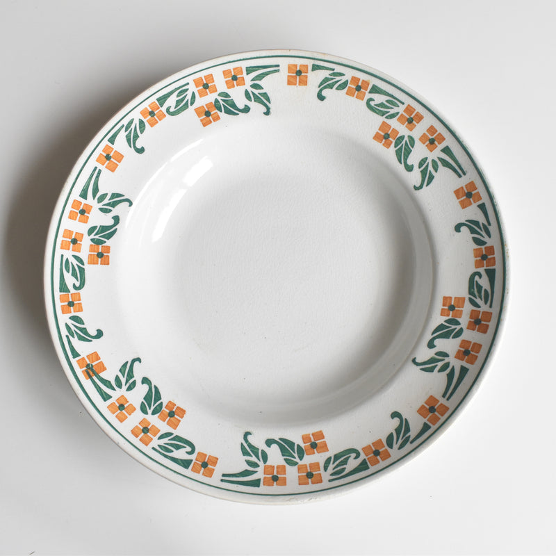 Vintage Deep Plate, M. Linderud, Petites Fleurs (Small Flowers) A