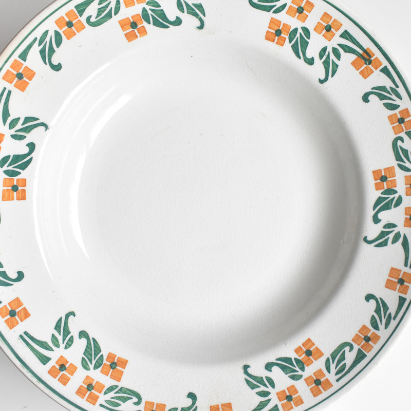 Vintage Deep Plate, M. Linderud, Petites Fleurs (Small Flowers) A