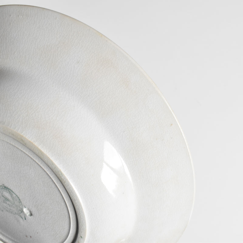 Vintage Deep Plate, M. Delau Petites Fleurs