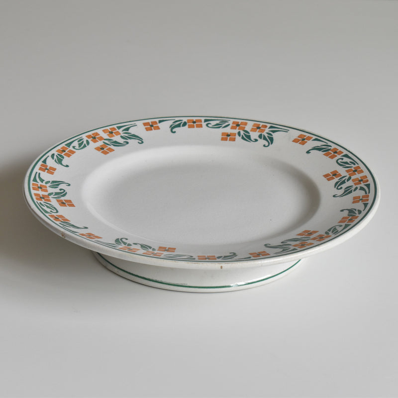 ヴィンテージ脚付きプレート ムランデルー Petites Fleurs （プチットフルール）