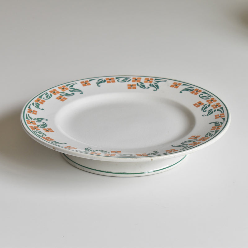 ヴィンテージ脚付きプレート ムランデルー Petites Fleurs （プチットフルール）