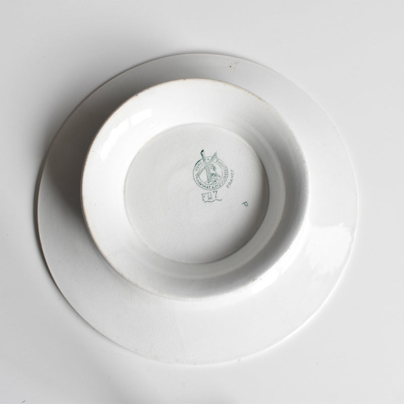 ヴィンテージ脚付きプレート ムランデルー Petites Fleurs （プチットフルール）