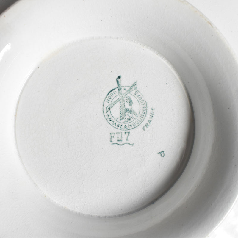 ヴィンテージ脚付きプレート ムランデルー Petites Fleurs （プチットフルール）