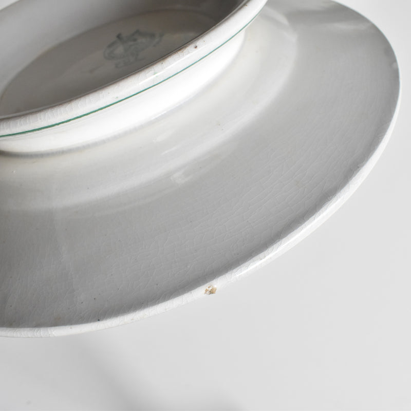 ヴィンテージ脚付きプレート ムランデルー Petites Fleurs （プチットフルール）