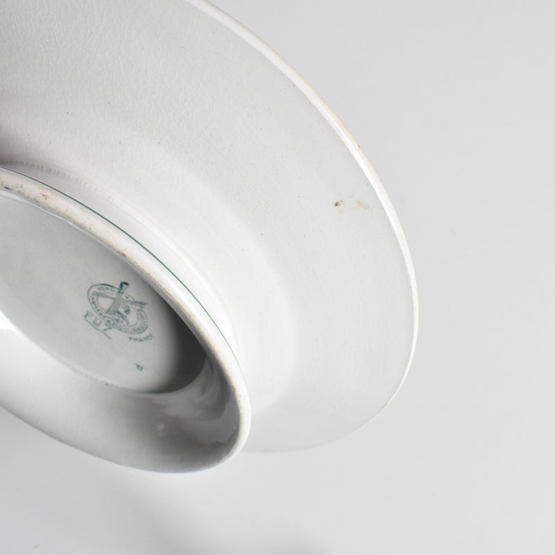 ヴィンテージ脚付きプレート ムランデルー Petites Fleurs （プチットフルール）