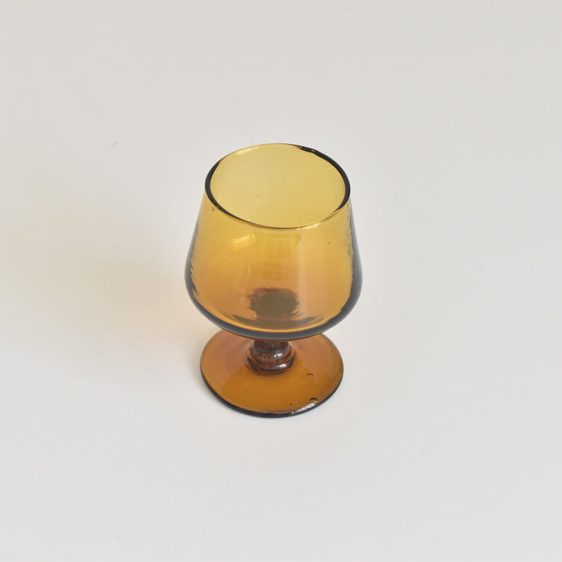 Vintage Liquor Glass, Brown