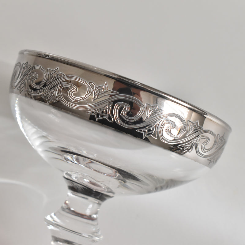 Vintage Champagne Coupe MURANO