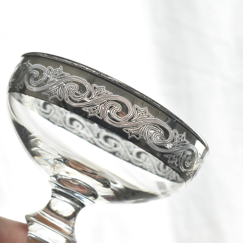 Vintage Champagne Coupe MURANO
