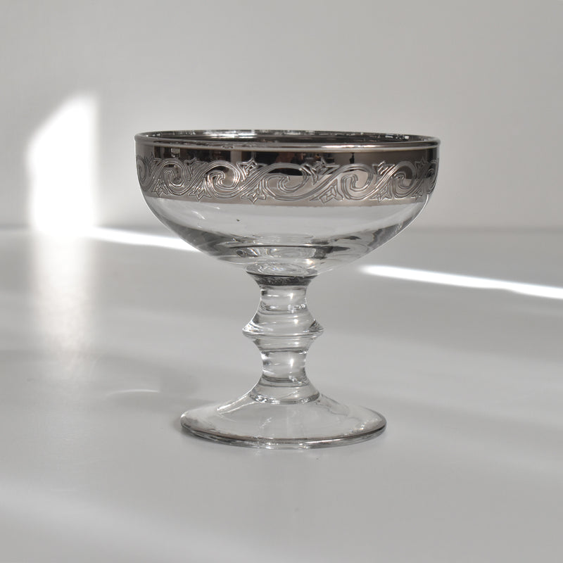 Vintage Champagne Coupe MURANO