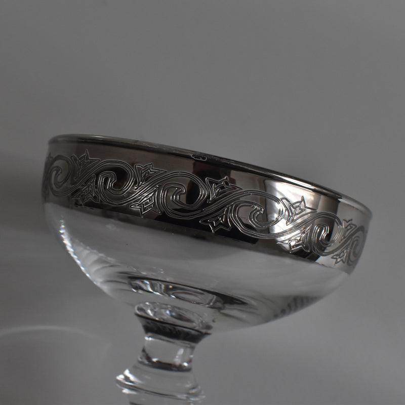 Vintage Champagne Coupe MURANO