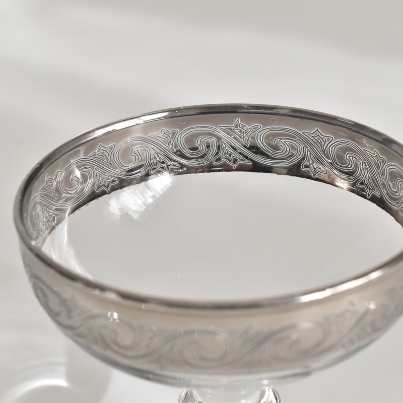 Vintage Champagne Coupe MURANO