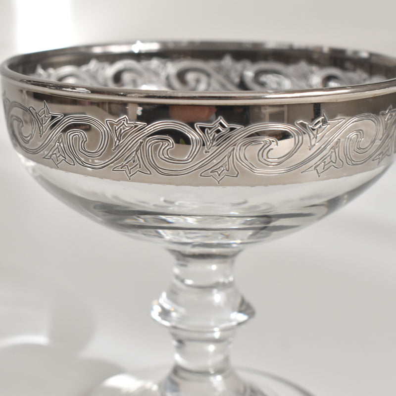 Vintage Champagne Coupe MURANO