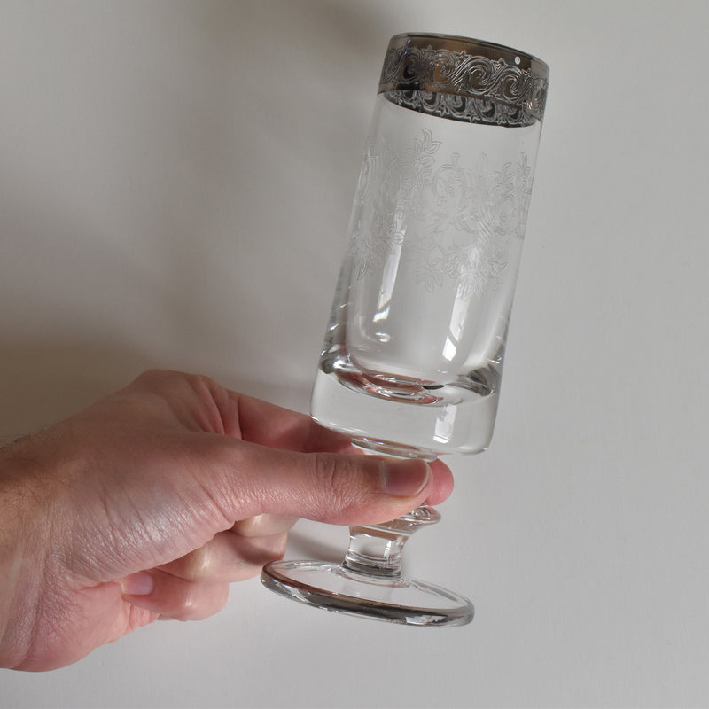 Vintage Champagne Glass MURANO
