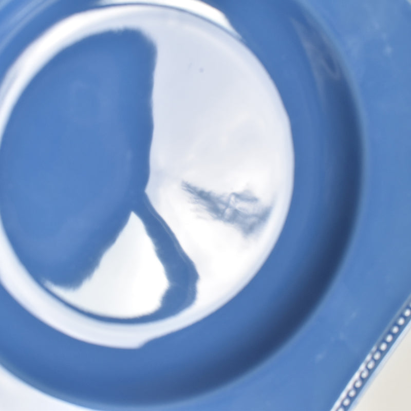 Vintage Plate, Digoin & Sarreguemines, Octagonal Blue A