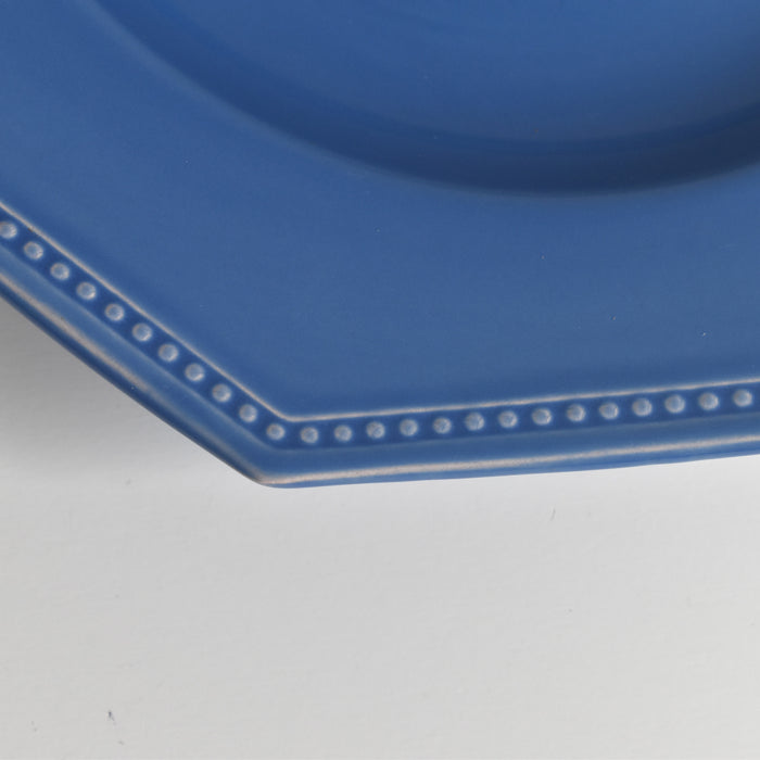  オクタゴナルプレート ネイビーブルー アンティーク風オクトゴナルプレート – acacia