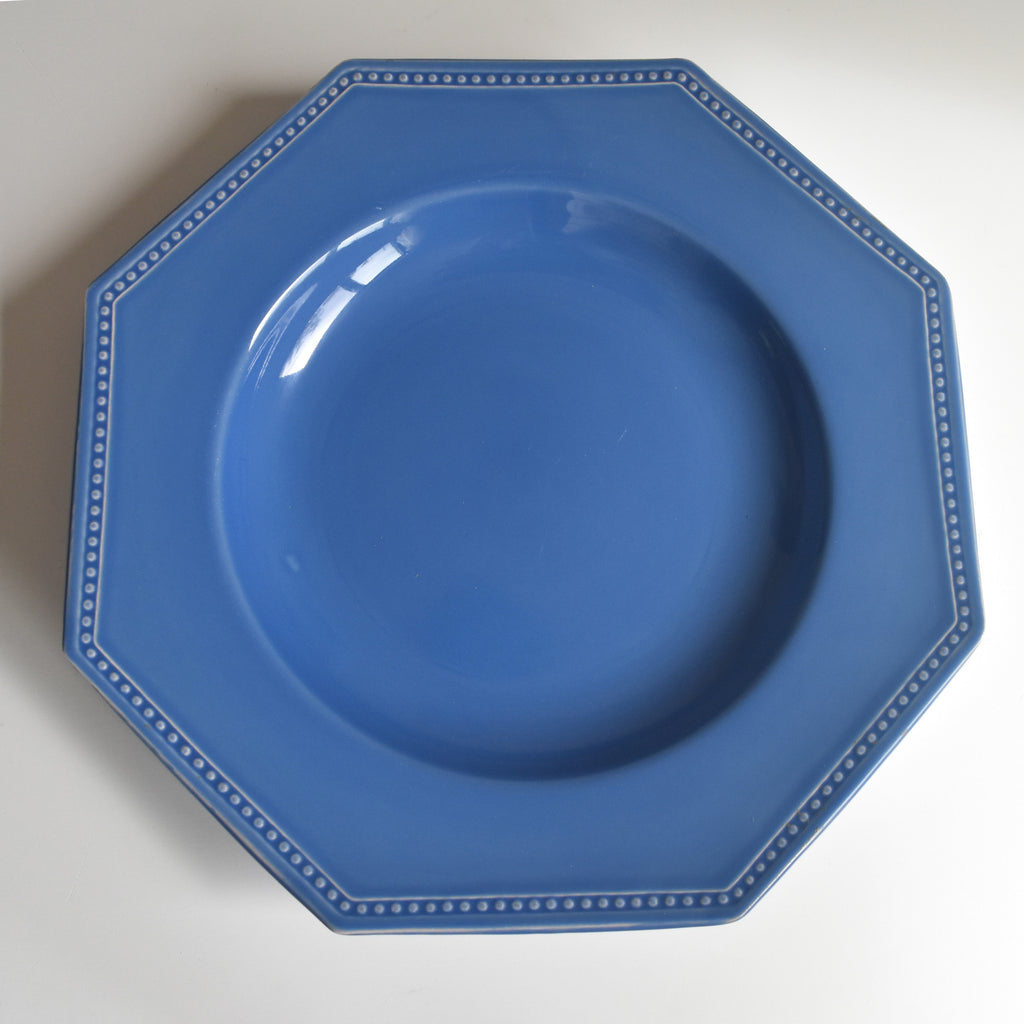 ヴィンテージプレート ディゴワン＆サルグミンヌ オクトゴナル ブルー