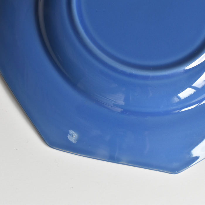 ヴィンテージプレート ディゴワン＆サルグミンヌ　オクトゴナル ブルー F