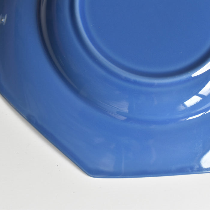 ヴィンテージプレート ディゴワン＆サルグミンヌ　オクトゴナル ブルー F