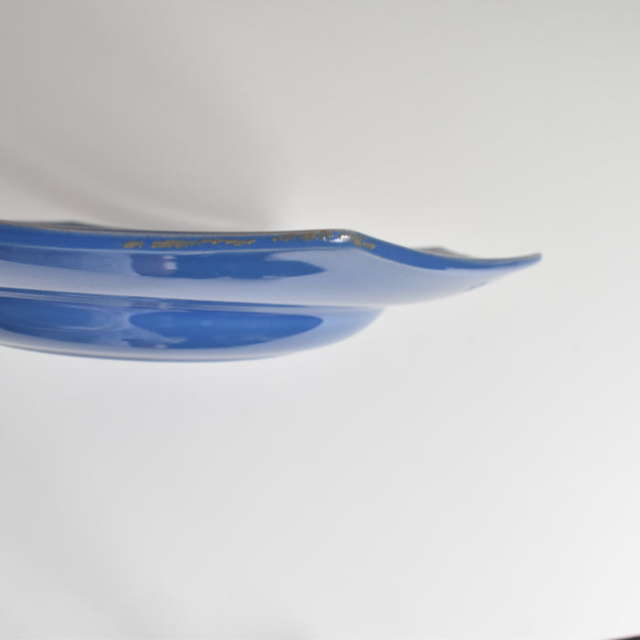 ヴィンテージプレート ディゴワン＆サルグミンヌ　オクトゴナル ブルー F