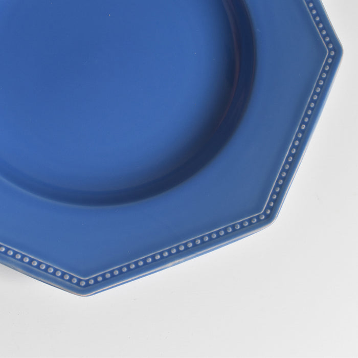 ヴィンテージプレート ディゴワン＆サルグミンヌ　オクトゴナル ブルー F