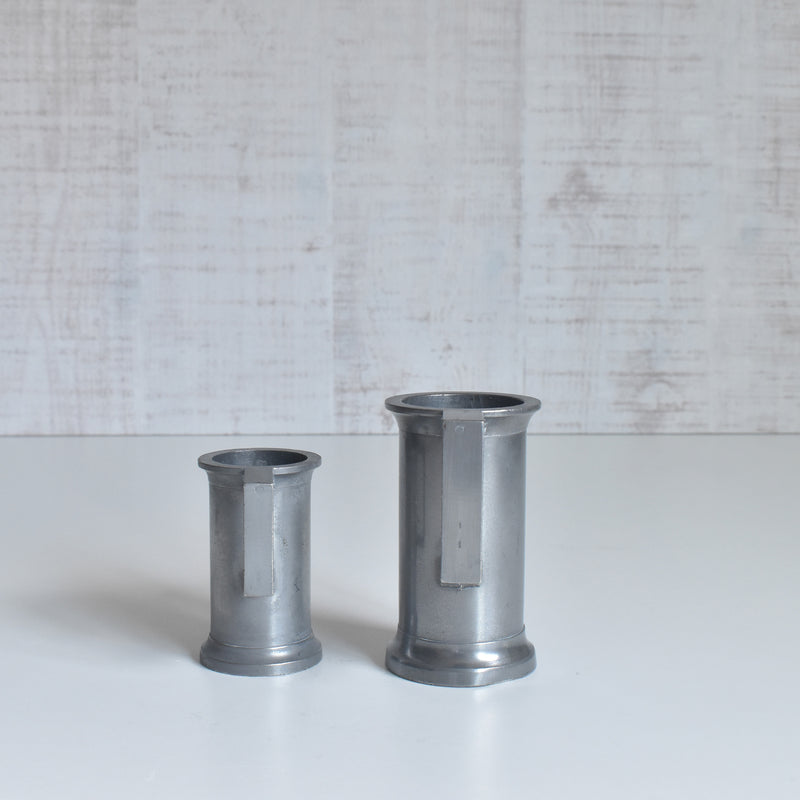 Vintage Pewter 5-Piece Measuring Cup Set
