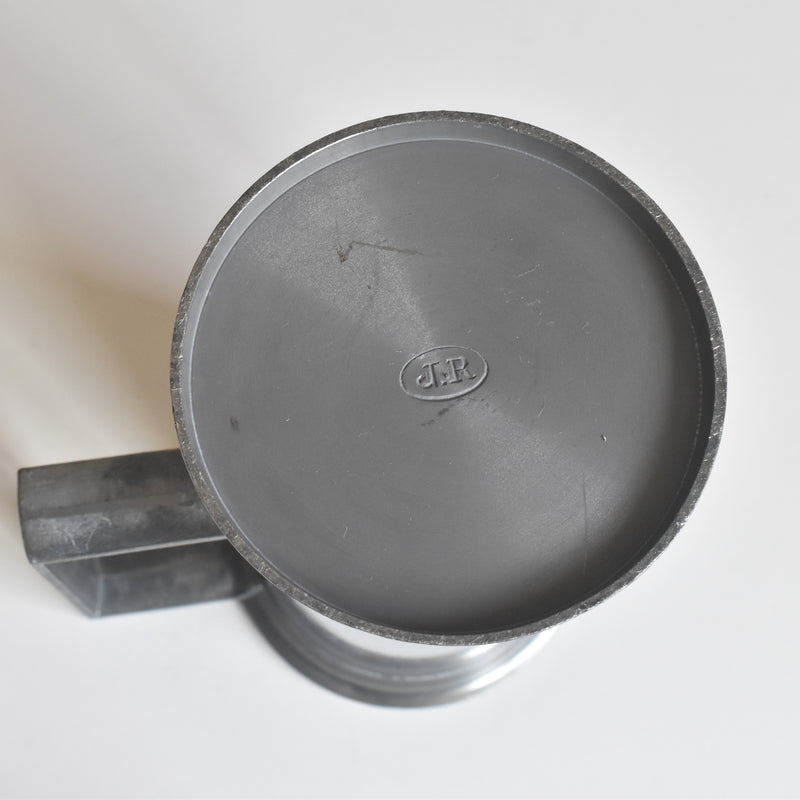 Vintage Pewter 5-Piece Measuring Cup Set