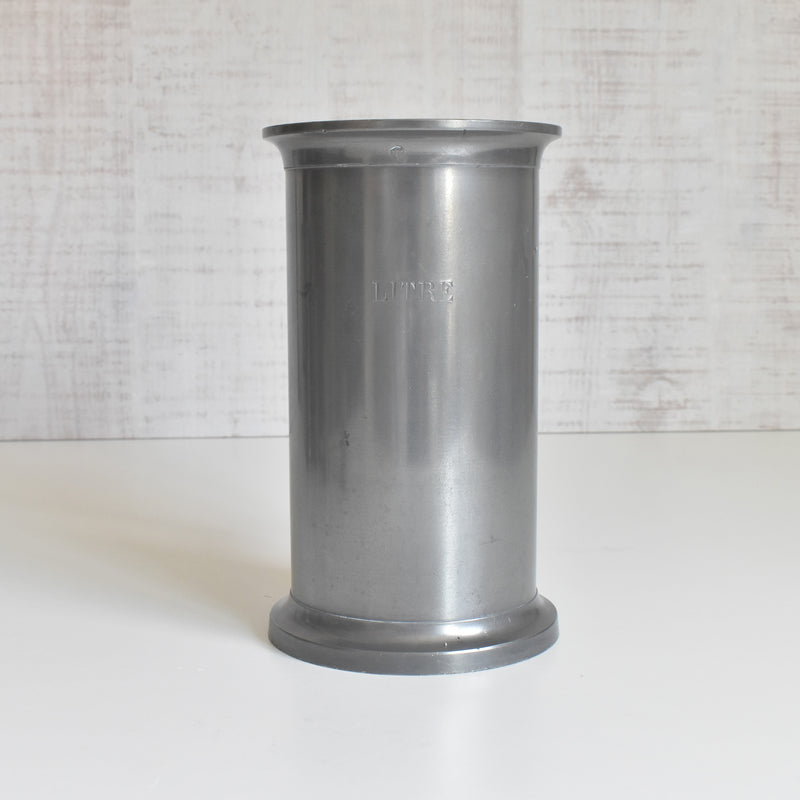 Vintage Pewter 5-Piece Measuring Cup Set