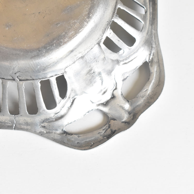 Vintage Pewter Basket