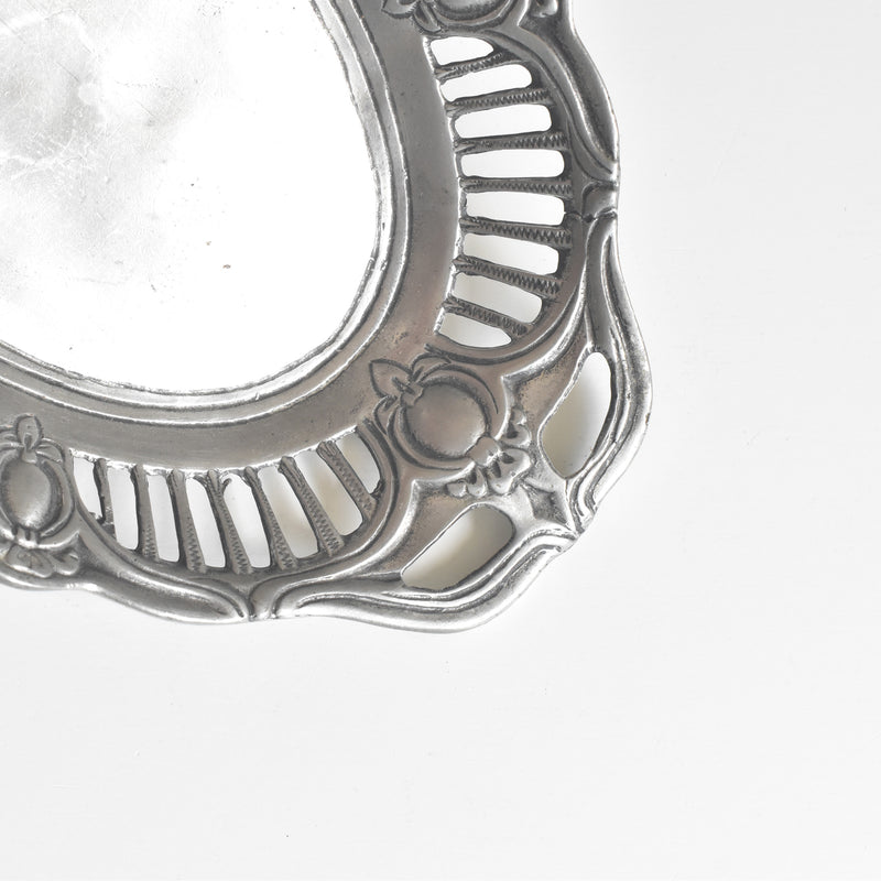 Vintage Pewter Basket
