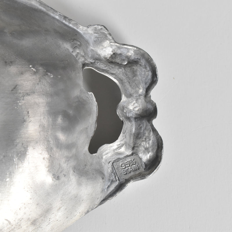 Vintage Pewter Butterfly Tray