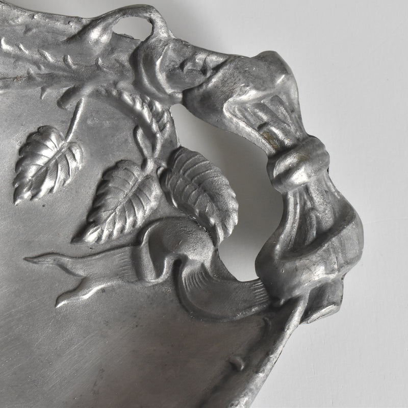 Vintage Pewter Butterfly Tray