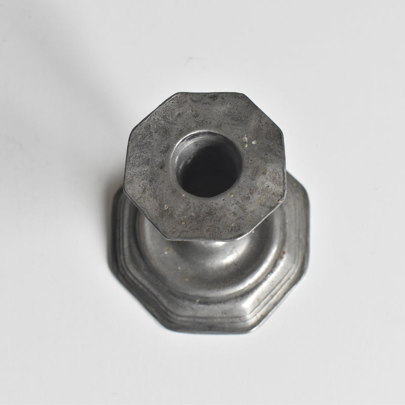 ヴィンテージ ピューター キャンドルホルダー B