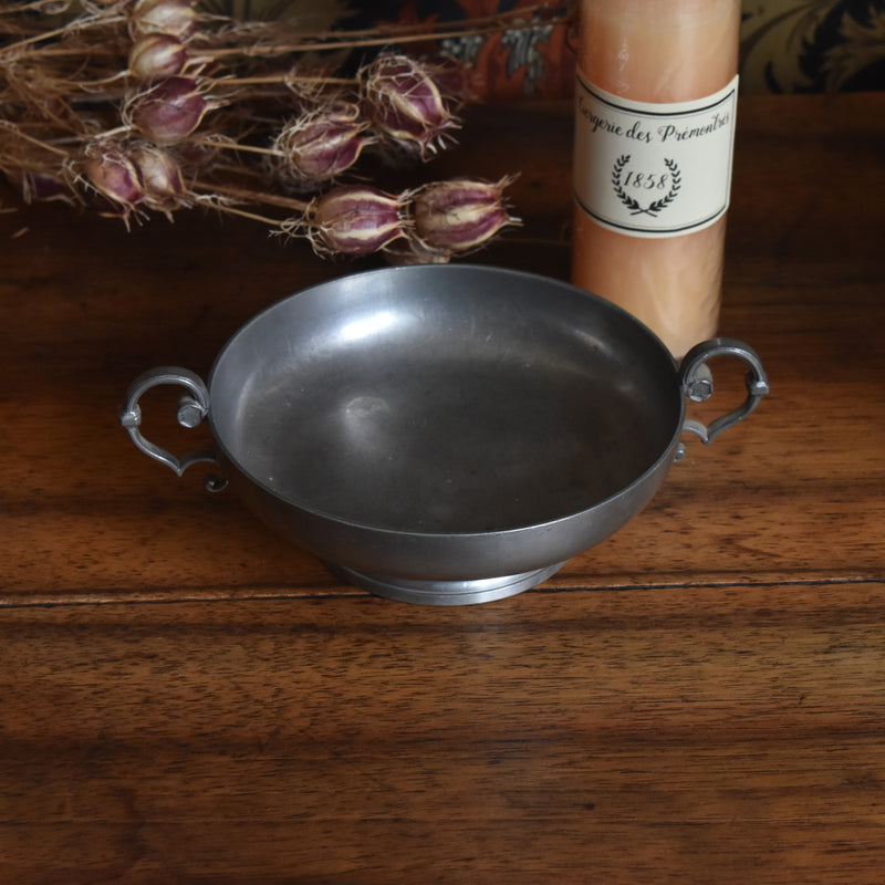 ヴィンテージピューター ハンドル付きクープ