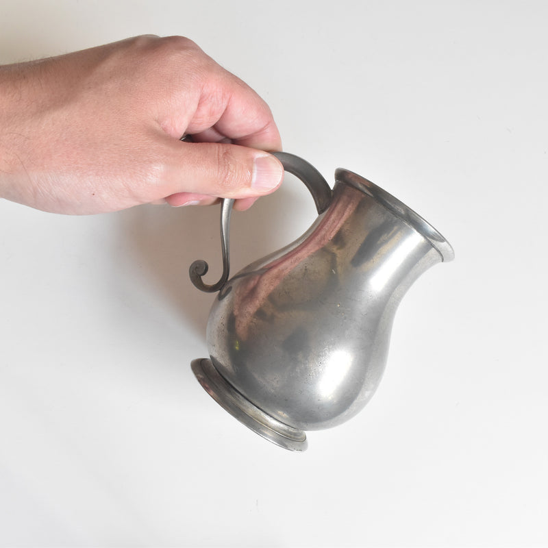Vintage Pewter Creamer Les etains Du Manoir