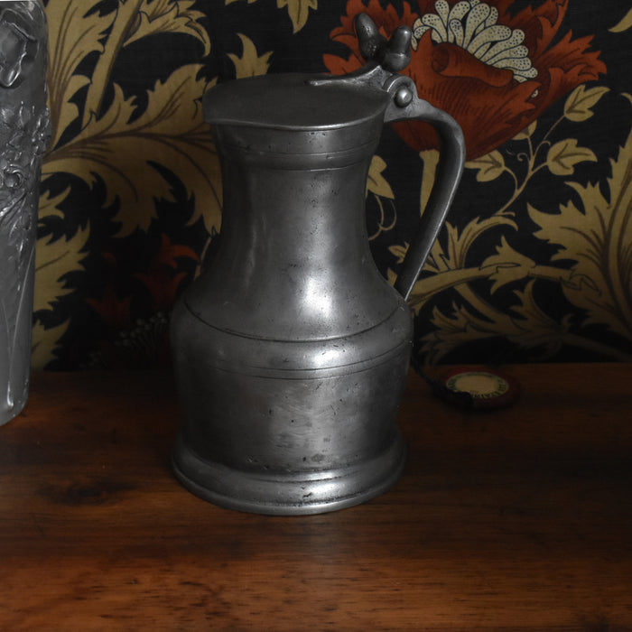 ヴィンテージピューター ピッチャー どんぐり