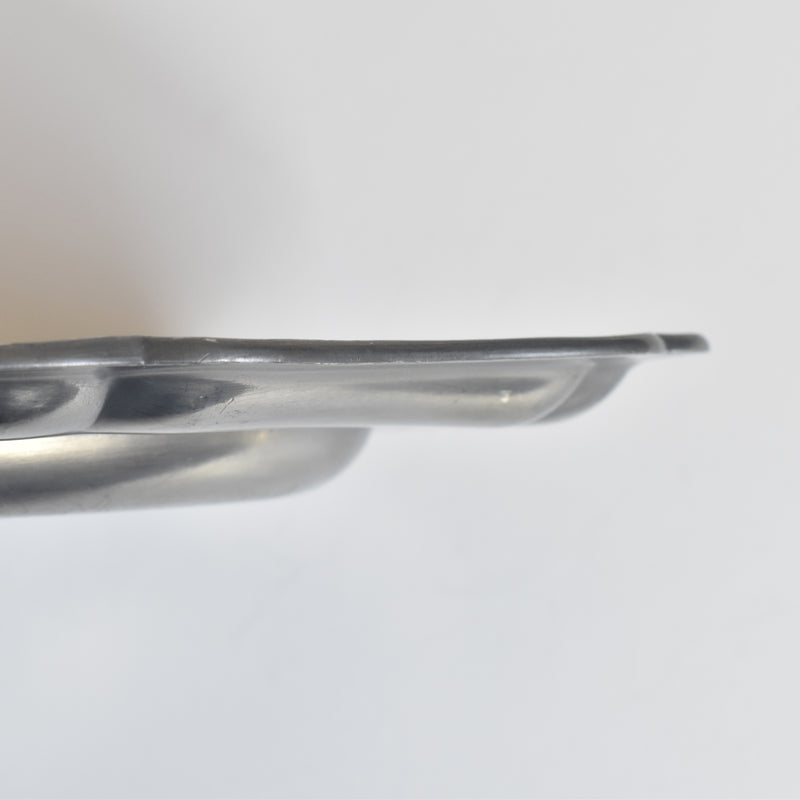 ヴィンテージピューター 花リム オーヴァルプレート