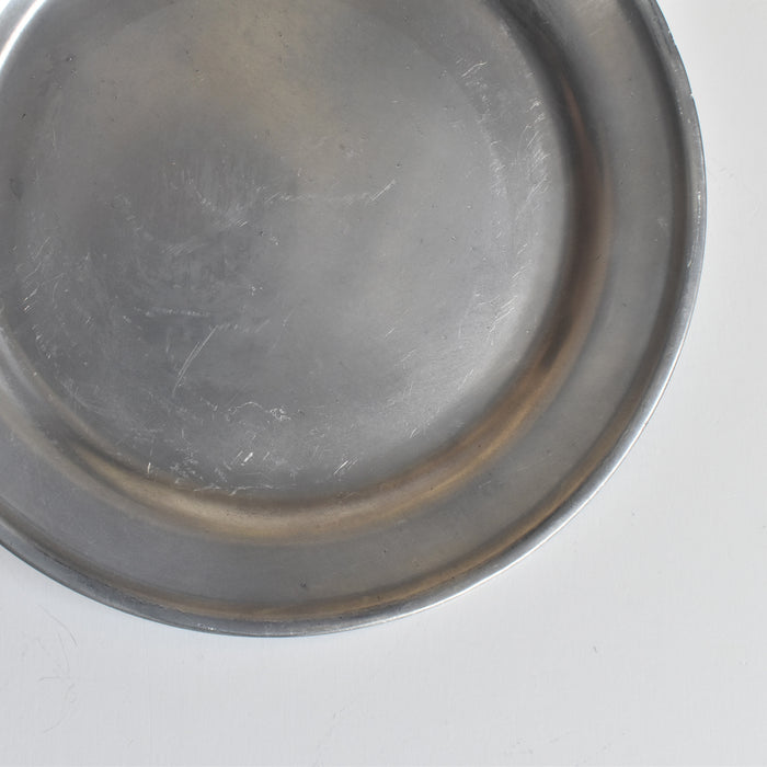 ヴィンテージピューター ラウンドプレート