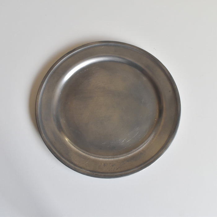 ヴィンテージピューター ラウンドプレート