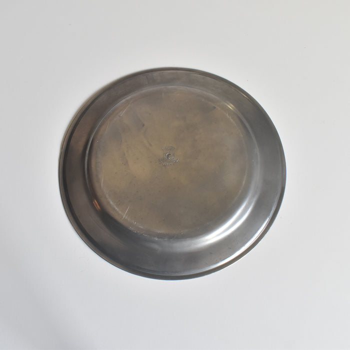 ヴィンテージピューター ラウンドプレート