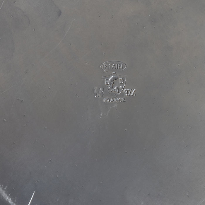 ヴィンテージピューター ラウンドプレート