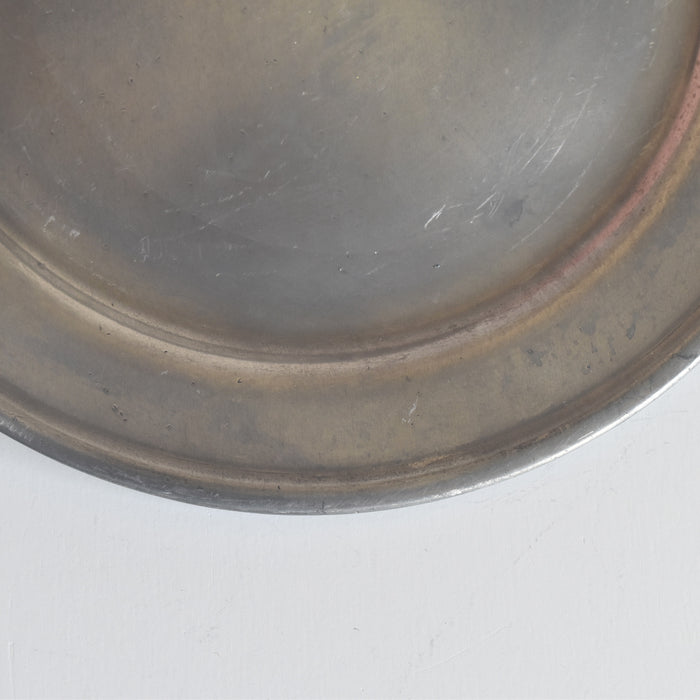 ヴィンテージピューター ラウンドプレート